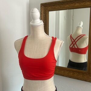 lululemon Energy Bra - red